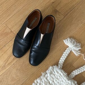 & Other Stories // Black Leather Oxford Loafers